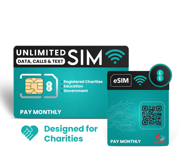 EE Unlimited Non-Profit SIM/eSIM £15* per month