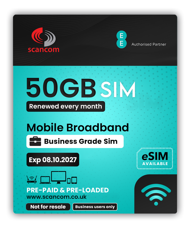 EE 50GB Preloaded Data Every Month Exp October 2027