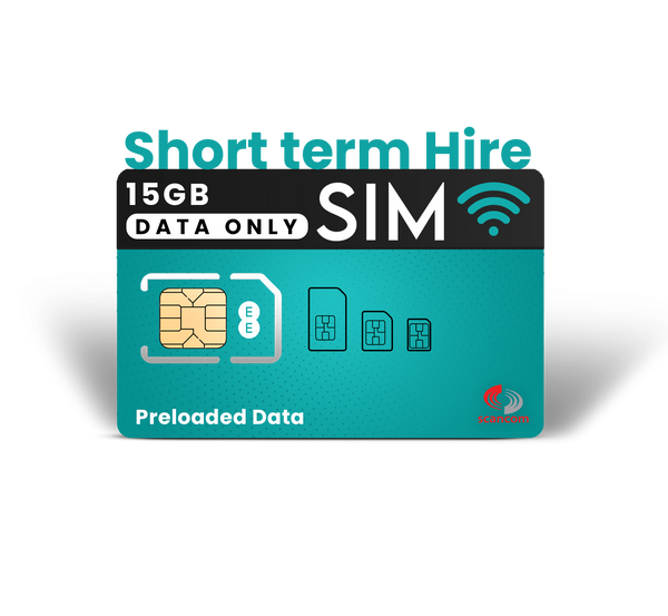 EE 15GB Data SIM - Short Term Hire - No Contract , No Top Up