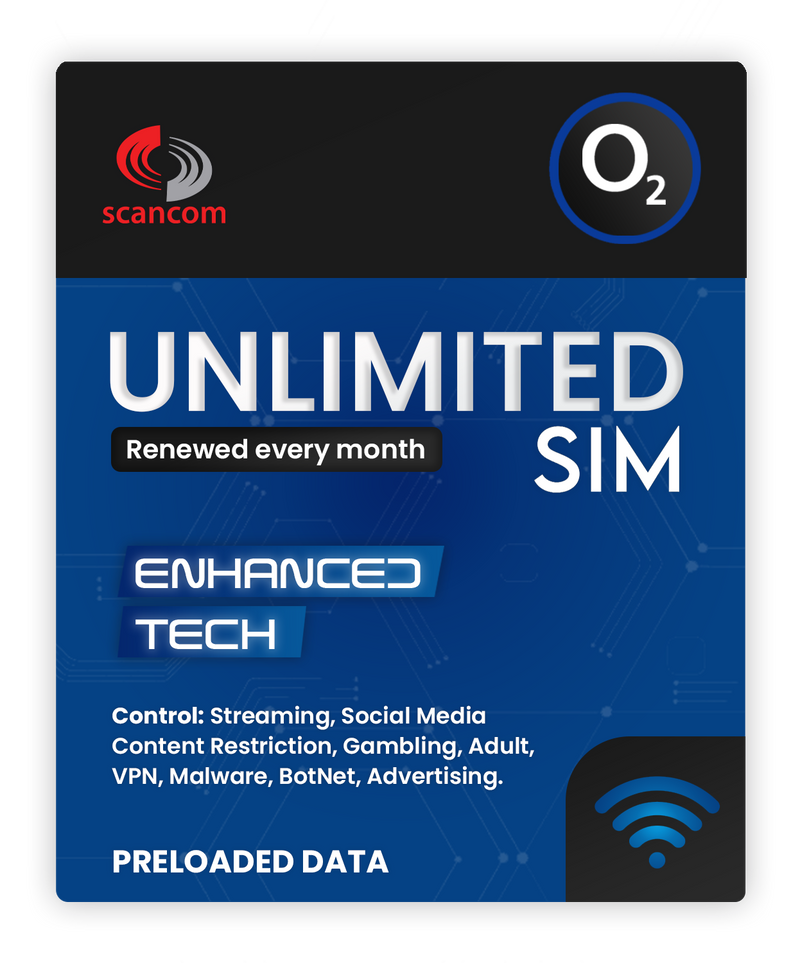 O2 Enhanced Tech Unlimited Preloaded Data Sim Exp 08/01/2025