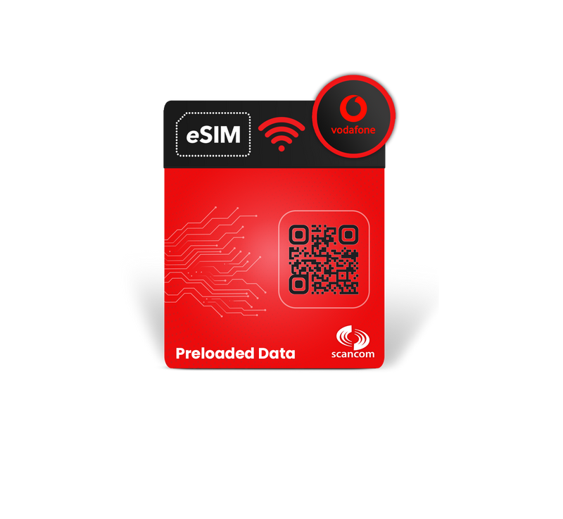 Vodafone IOT Preloaded UK Data Sim - You choose how long & how much